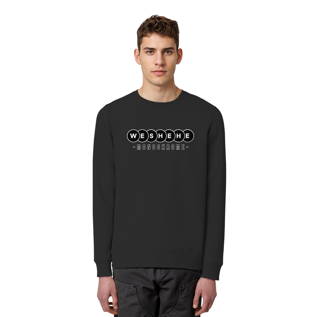 Premium Organic – Iconic Monochrome (Unisex) - Organic Basic Unisex Sweatshirt