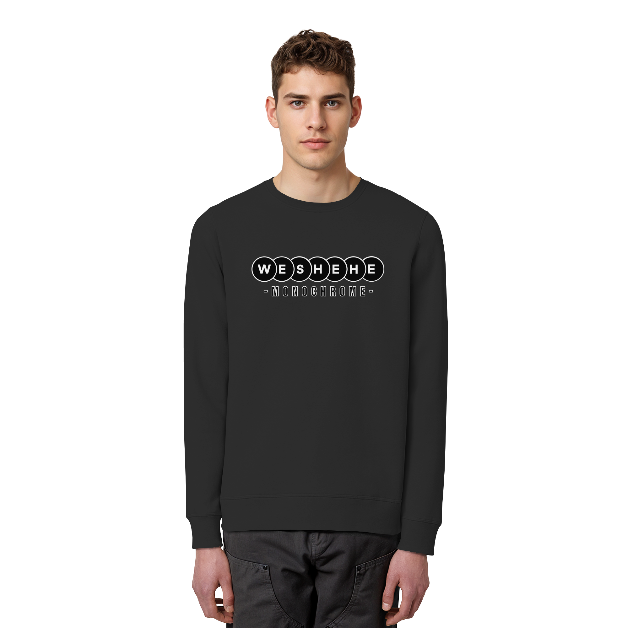 Premium Organic – Iconic Monochrome (Unisex) - Organic Basic Unisex Sweatshirt
