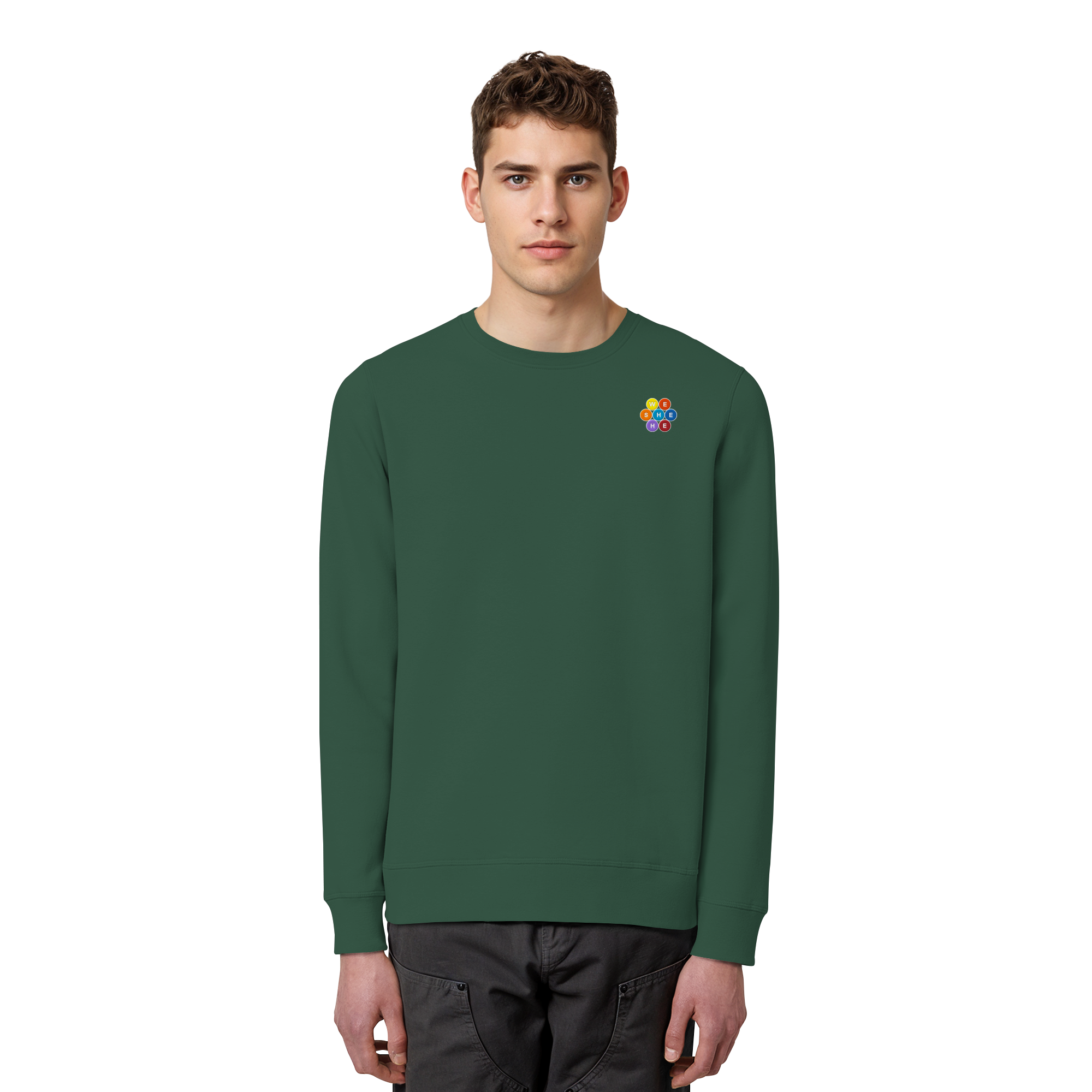 WESHEHE Signature Kopie - Organic Basic Unisex Sweatshirt