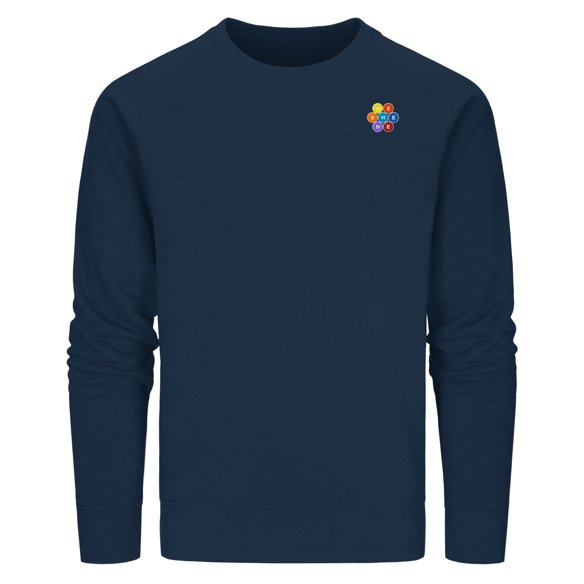 WESHEHE Signature Kopie - Organic Basic Unisex Sweatshirt