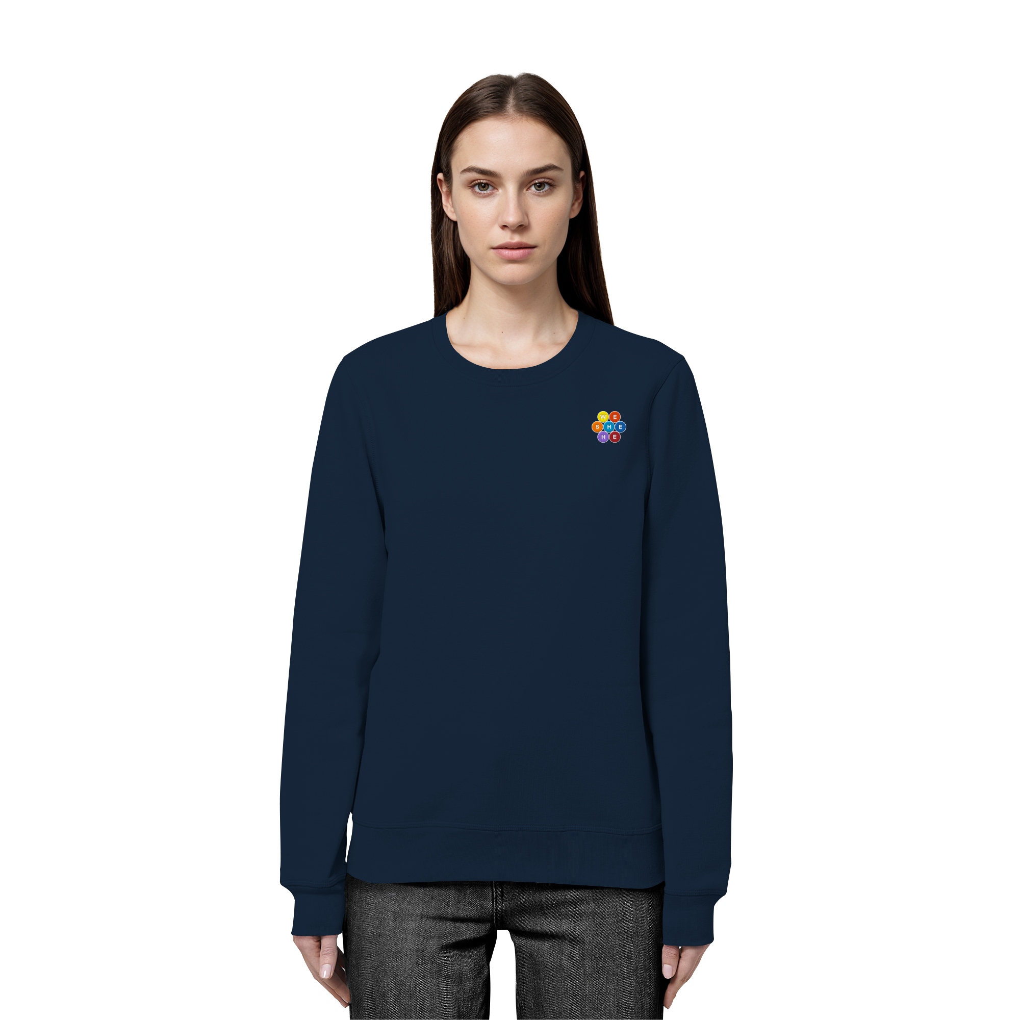 WESHEHE Signature Kopie - Organic Basic Unisex Sweatshirt