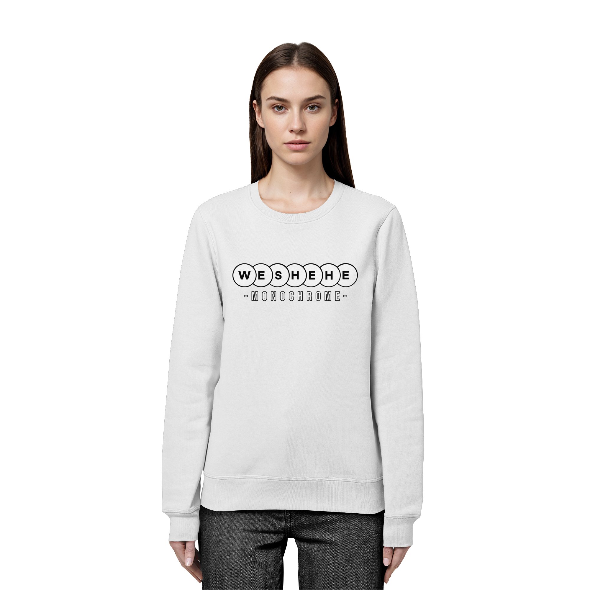 Premium Organic – Iconic Monochrome (Unisex) - Organic Basic Unisex Sweatshirt