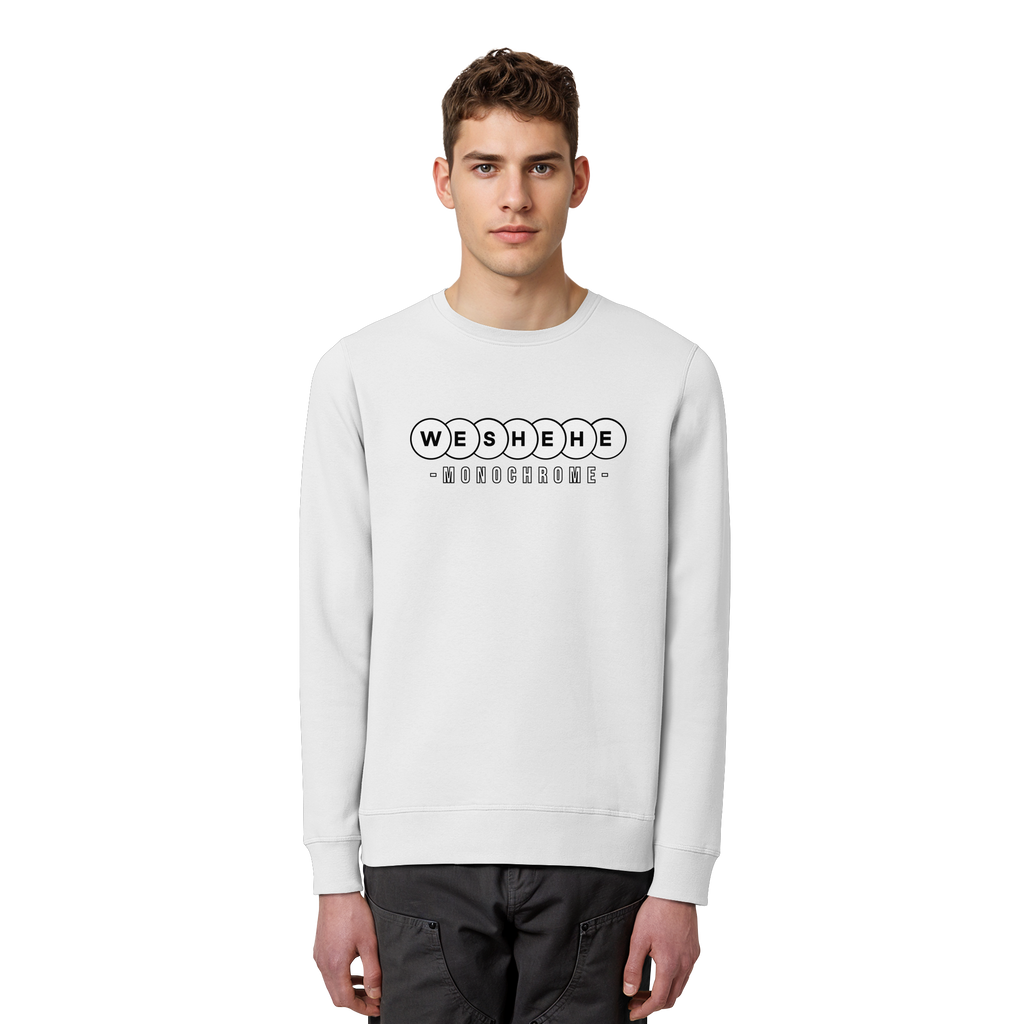Premium Organic – Iconic Monochrome (Unisex) - Organic Basic Unisex Sweatshirt