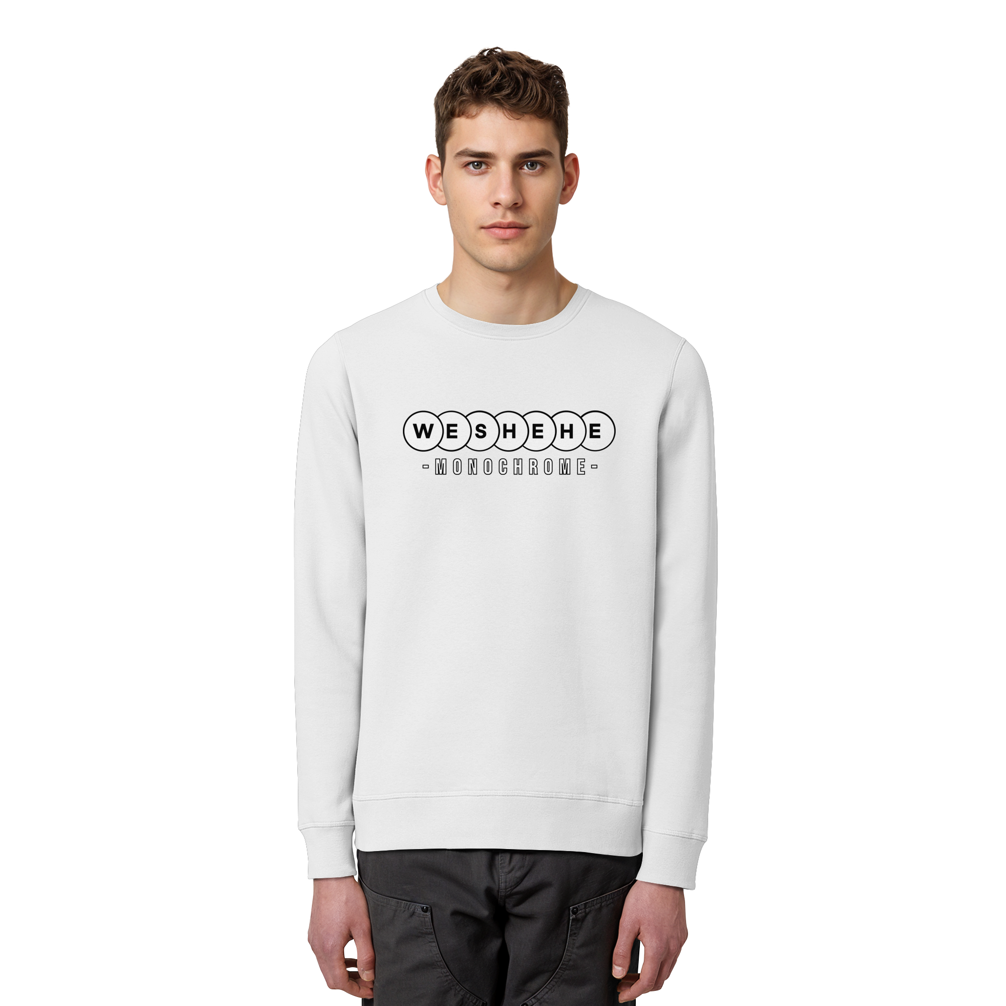 Premium Organic – Iconic Monochrome (Unisex) - Organic Basic Unisex Sweatshirt