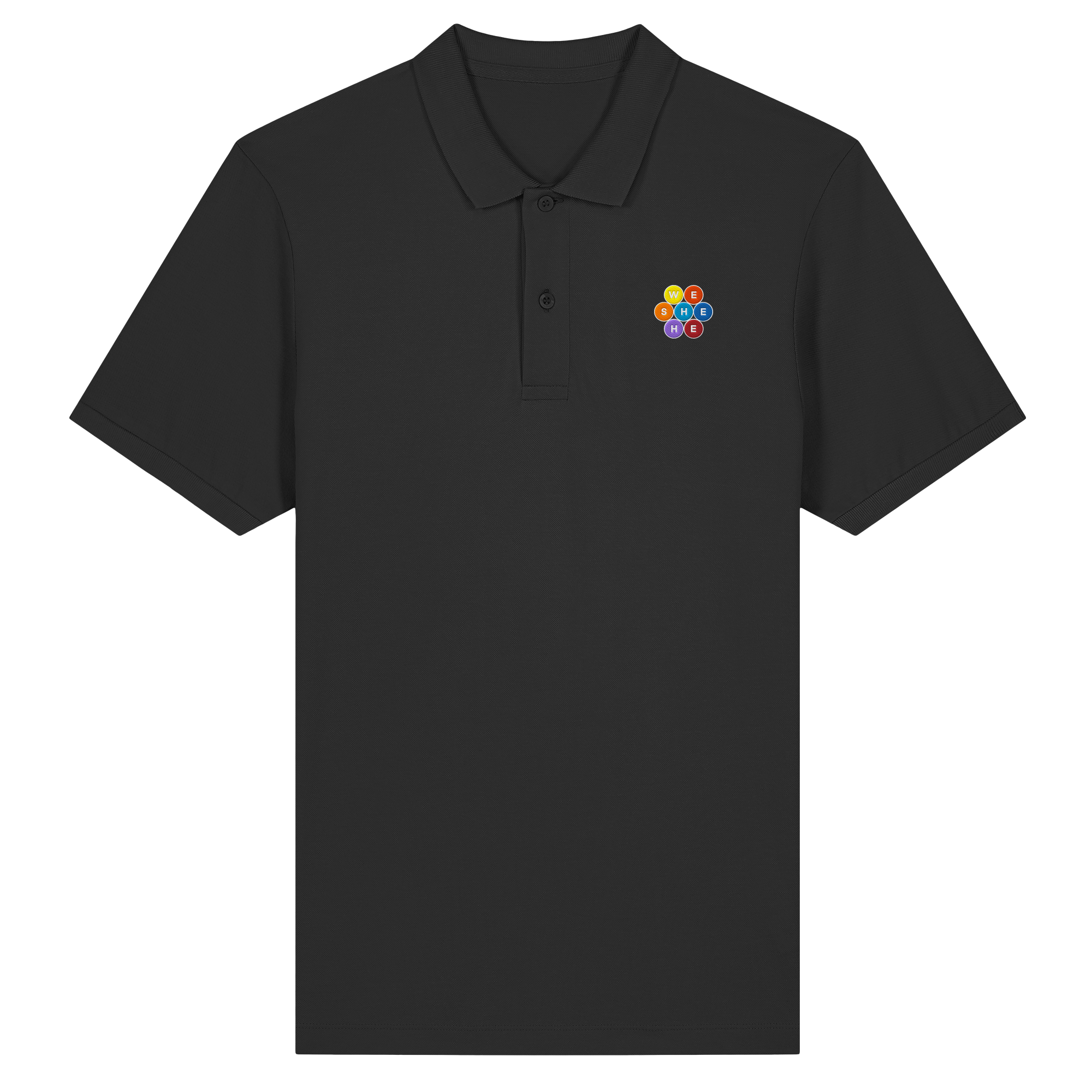 WESHEHE Signature Kopie - Organic Fitted Poloshirt