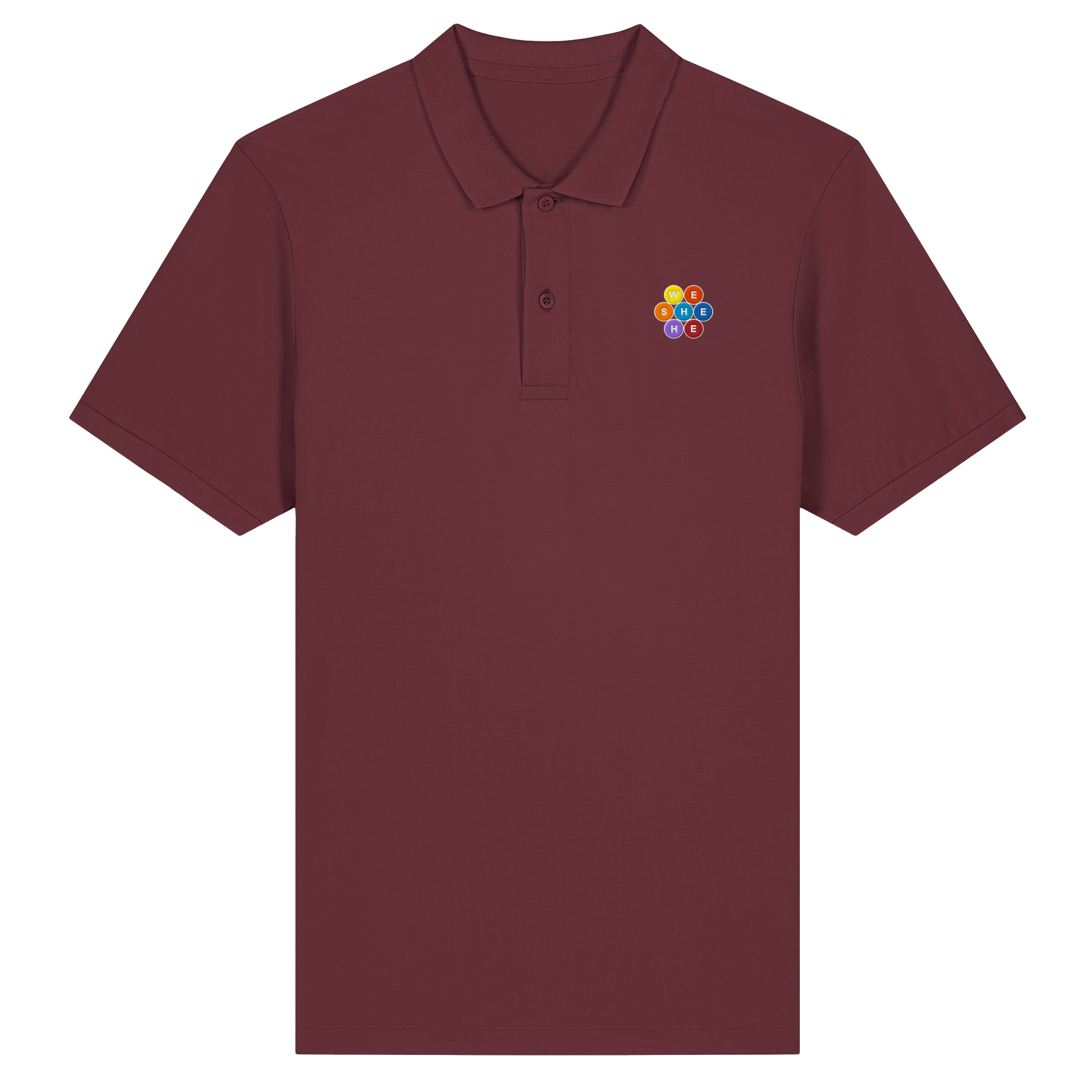 WESHEHE Signature Kopie - Organic Fitted Poloshirt