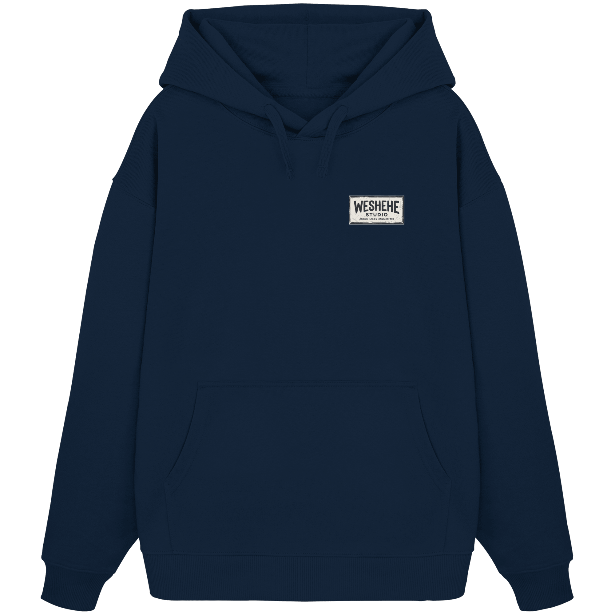 Hoodie Oversized Organic – STUDIO ANALOG Series | Retro Radio Craft Style