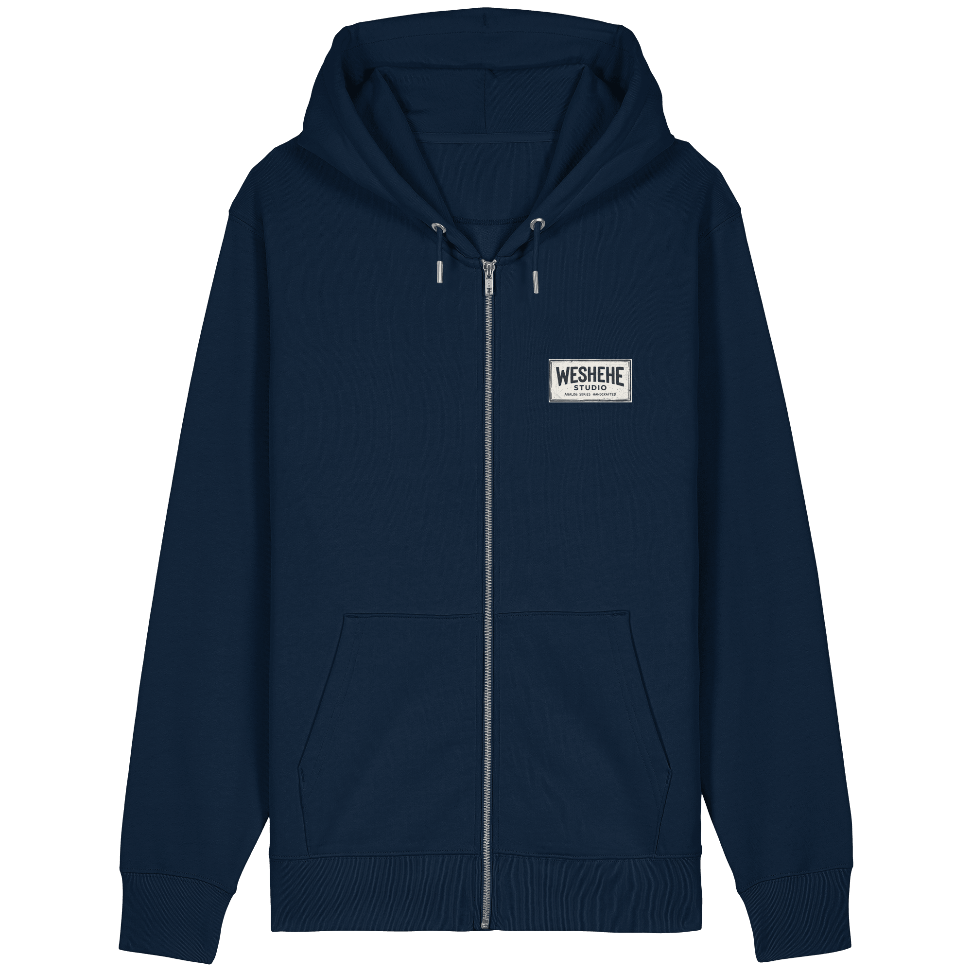 Zipper Hoodie Organic – STUDIO ANALOG Series | Analog Brick-Phone Style